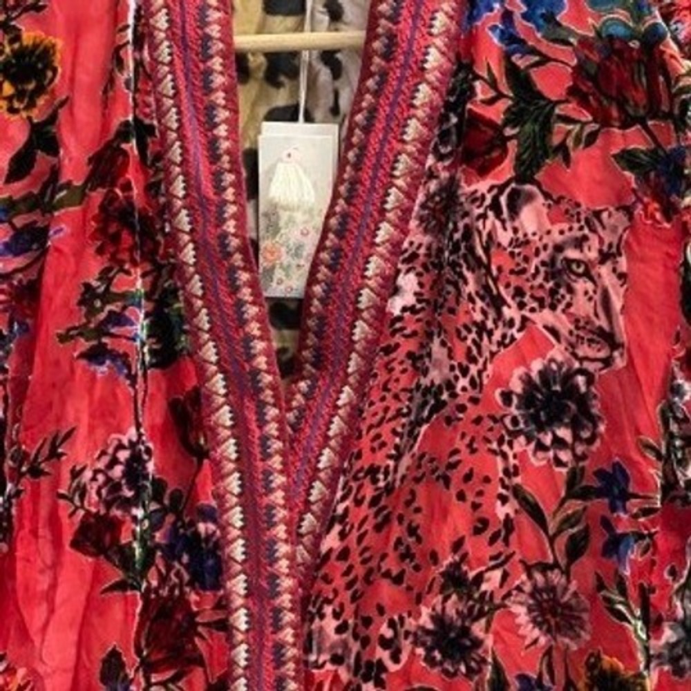NEW Johnny Was MERHAWI‎ KIMONO Bobcat Reversible Small - Picture 9 of 14
